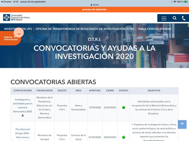 %name Oficina de Transferencia de Resultados de Investigación (OTRI) Estudiar en Universidad Privada Madrid