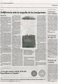 CATEDRA DE INMIGRACION foto periodico CATEDRA DE INMIGRACION Estudiar en Universidad Privada Madrid