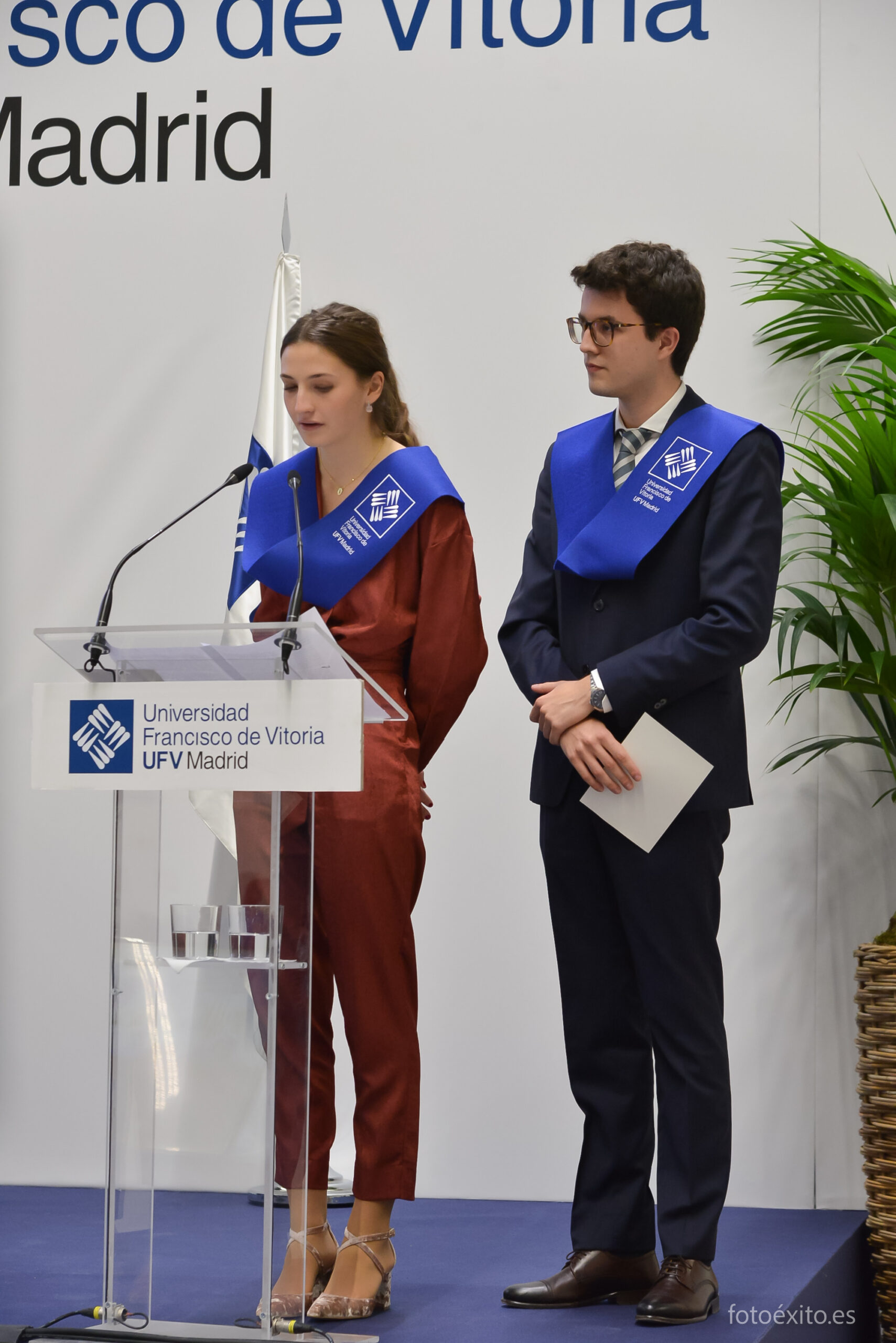 Dna. Jimena Diaz y D. Diego Sanchez scaled ACADEMIC EVENTS Estudiar en Universidad Privada Madrid