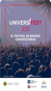 Music AAFF RollUp Universifest 150x200cm v7 169x300 Music Estudiar en Universidad Privada Madrid