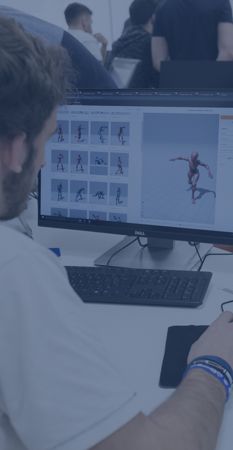 Creación y Narración de Videojuegos Cabecera Videojuegos Responsive Creación y Narración de Videojuegos Estudiar en Universidad Privada Madrid