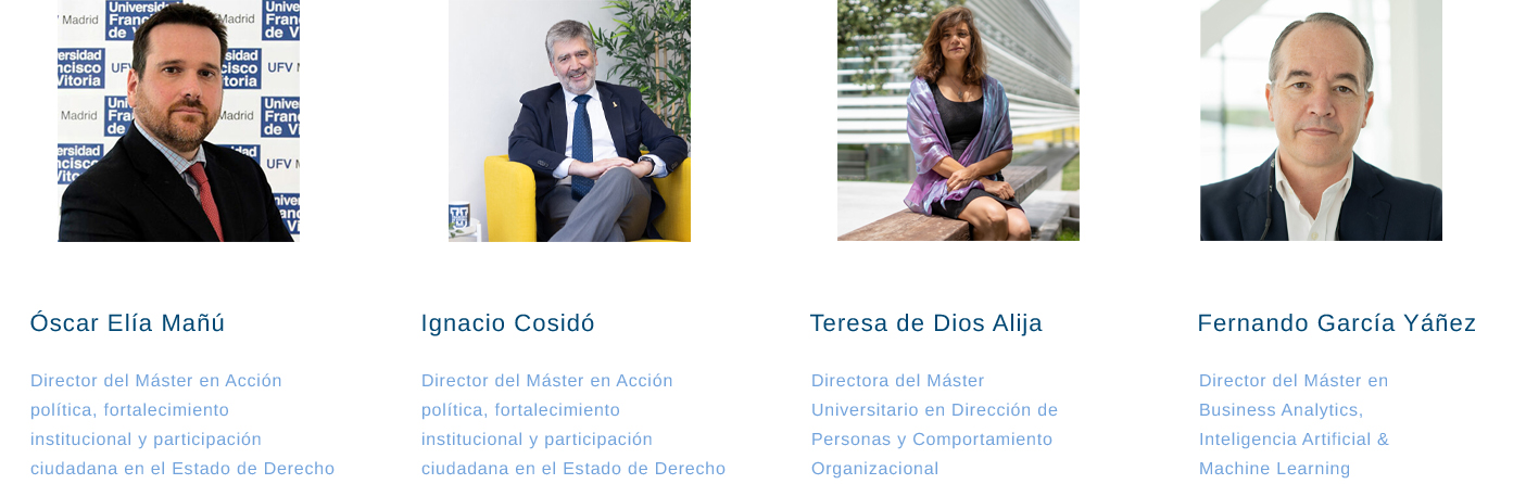 Directores de Master 0000 Grupo 1 copia 4 VI Congreso Iberoamericano de Soluciones Sistémicas para la Transformación de las Organizaciones (CISSTO) Estudiar en Universidad Privada Madrid