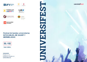 Music CARTEL GENERAL UNIVERSIFEST 2025 1 300x212 Music Estudiar en Universidad Privada Madrid