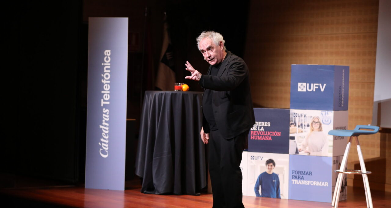 La UFV acoge el inicio de la ‘Gira Centenario’ de Telefónica con Ferran Adrià Ferran Adria Catedra Telefonica UFV scaled 1280x680 La UFV acoge el inicio de la ‘Gira Centenario’ de Telefónica con Ferran Adrià Estudiar en Universidad Privada Madrid