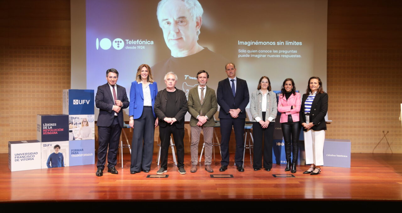 La UFV acoge el inicio de la ‘Gira Centenario’ de Telefónica con Ferran Adrià Institucional Catedra Telefonica UFV scaled 1280x680 La UFV acoge el inicio de la ‘Gira Centenario’ de Telefónica con Ferran Adrià Estudiar en Universidad Privada Madrid