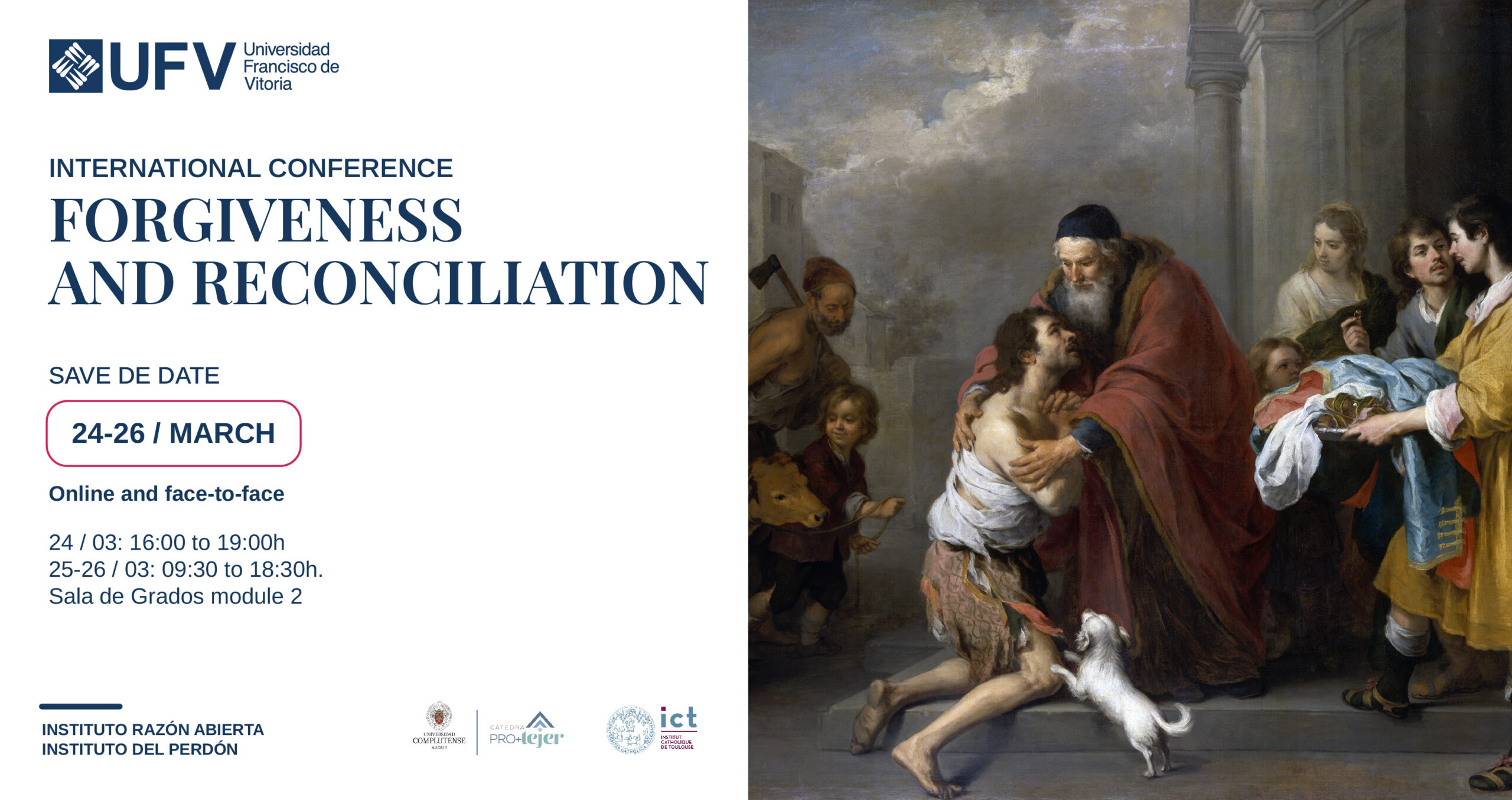 International conference Forgiveness and Reconciliation CabeceraMail Congresoperdon 2 scaled International conference Forgiveness and Reconciliation Estudiar en Universidad Privada Madrid