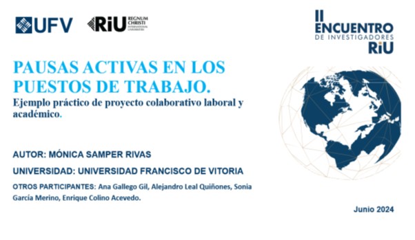 IRSST UFV ACTIVIDADES Y PROYECTOS Imagen1 IRSST UFV ACTIVIDADES Y PROYECTOS Estudiar en Universidad Privada Madrid