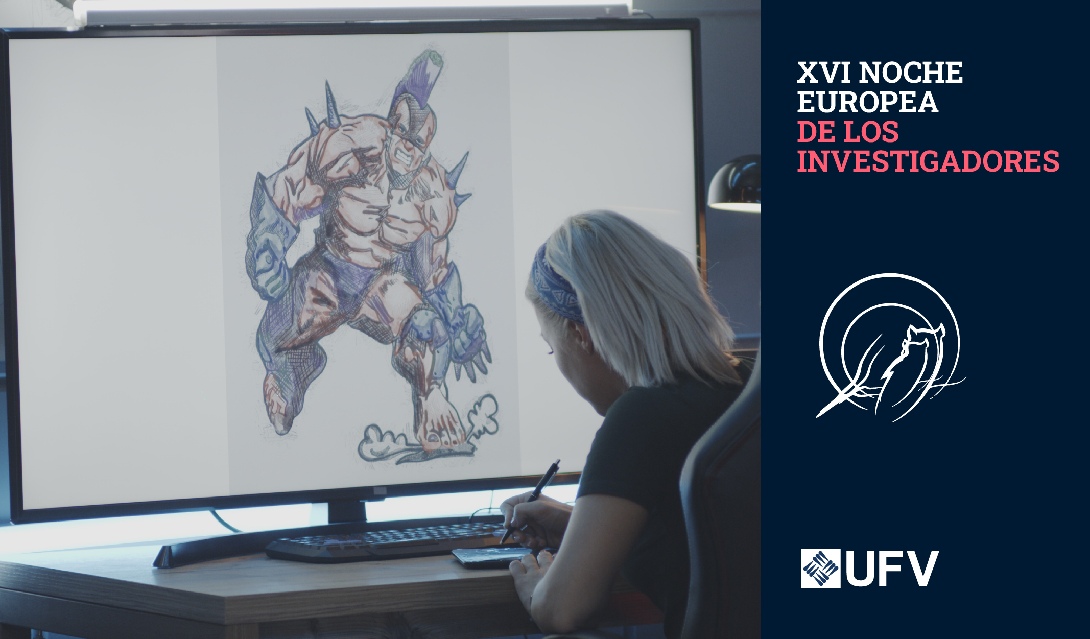 Noche de los Investigadores 1024x600 Disena tu personaje de lucha Noche de los Investigadores Estudiar en Universidad Privada Madrid