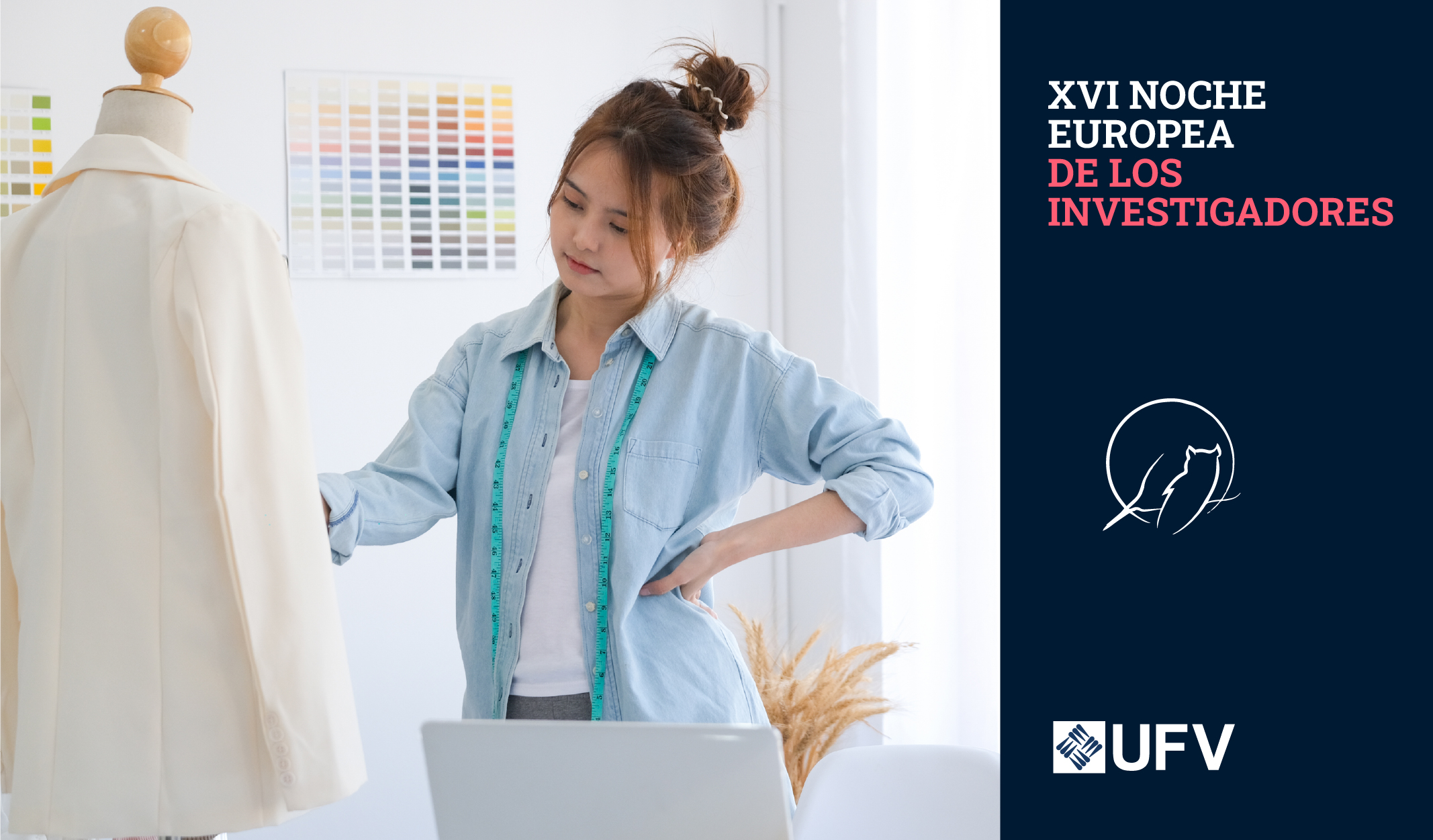 Noche de los Investigadores 1024x600 Simulacion de tejidos y moda virtual 3Dd Noche de los Investigadores Estudiar en Universidad Privada Madrid